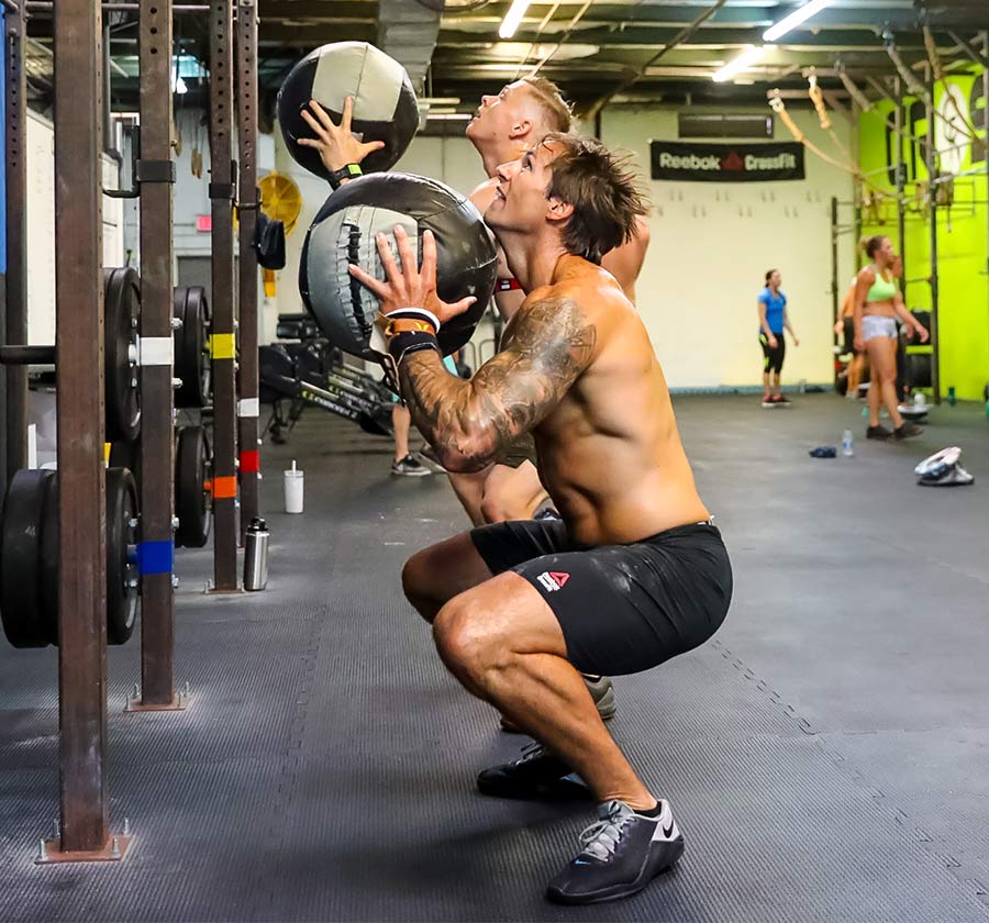 People exercising within the gym