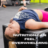 Female Athlete laying on plyometric box